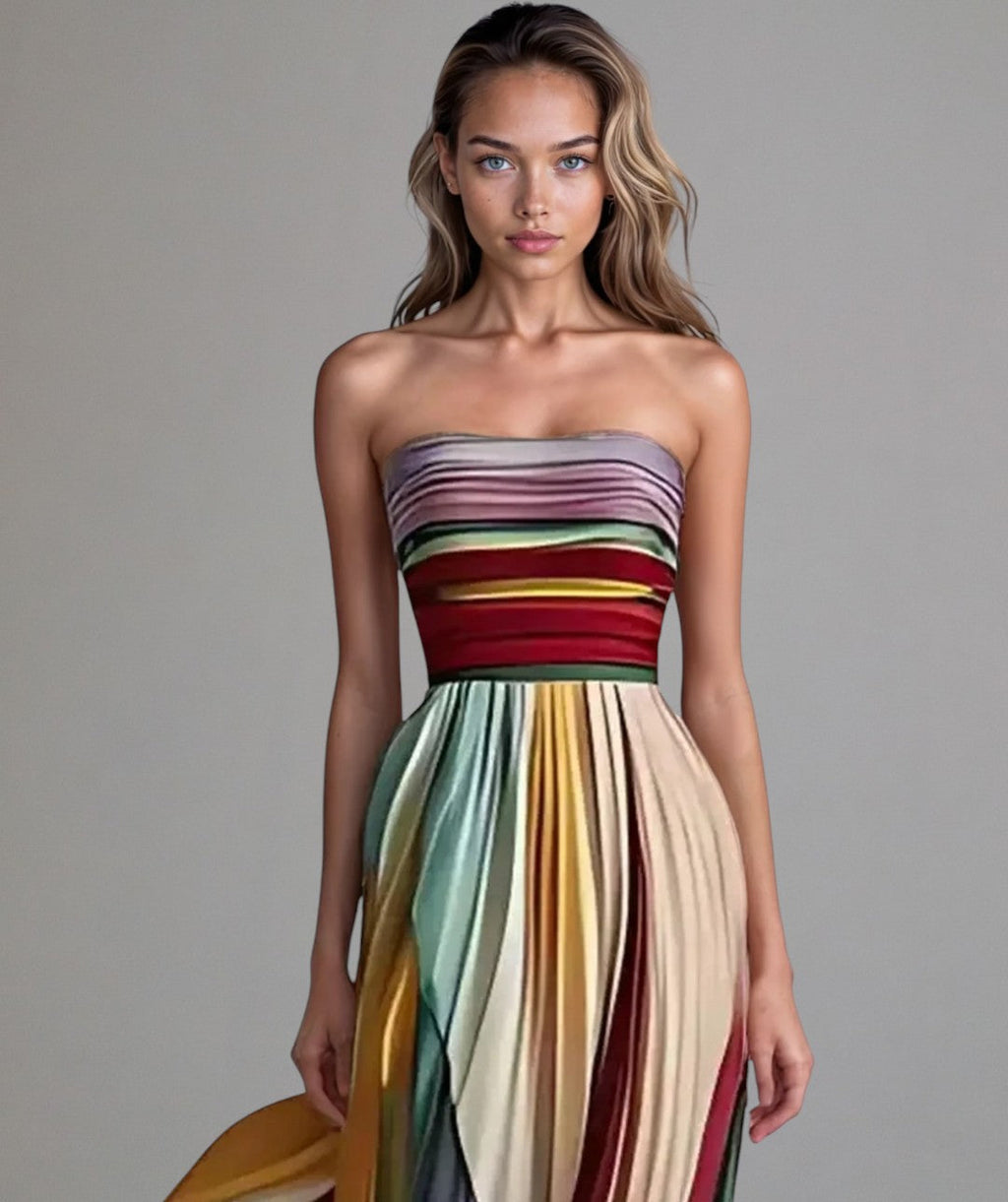 Vivienne A-Line Strapless Dress