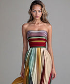 Vivienne A-Line Strapless Dress