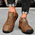 Hutton Artisan Leather Trainers