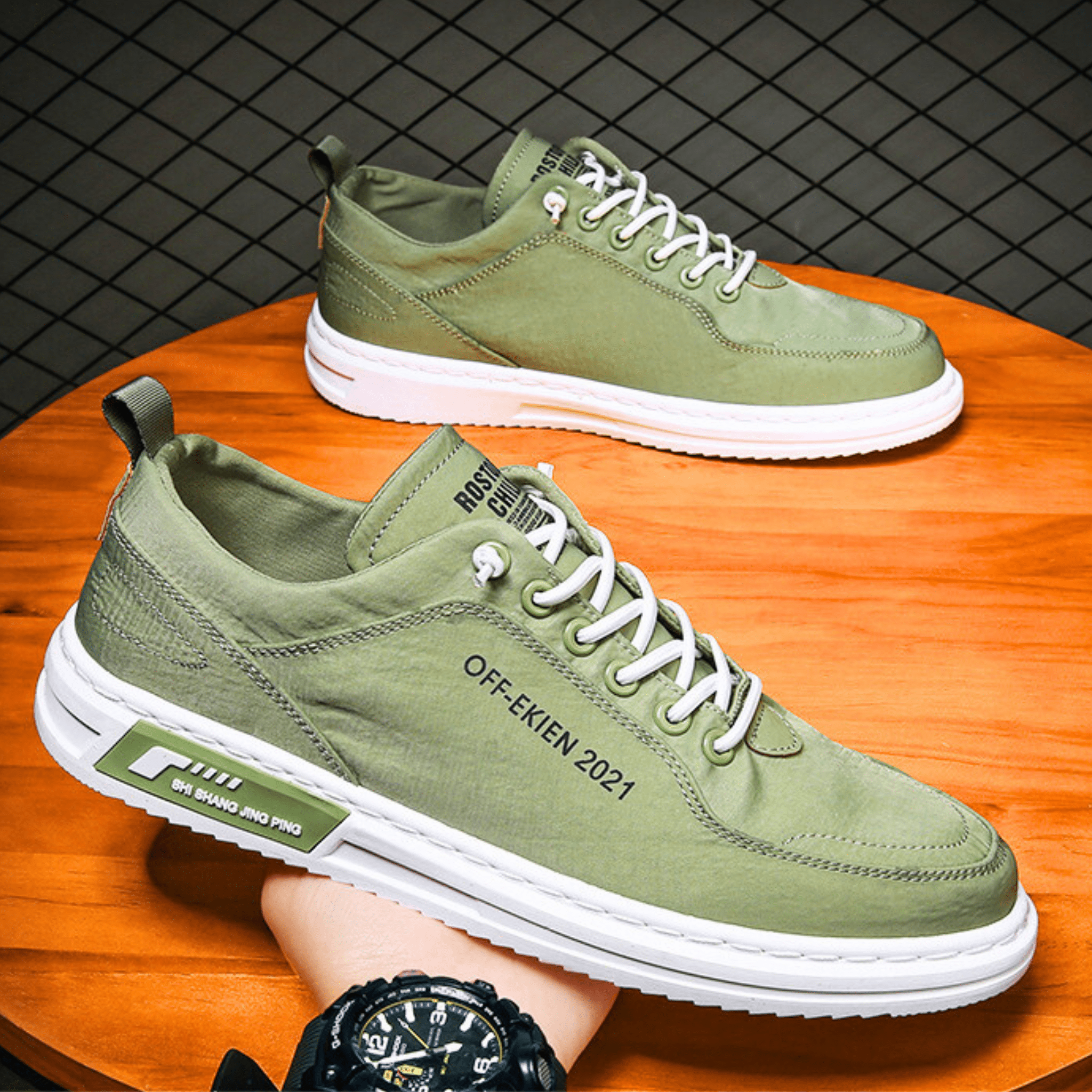 Bancroft Premium Leather Trainers