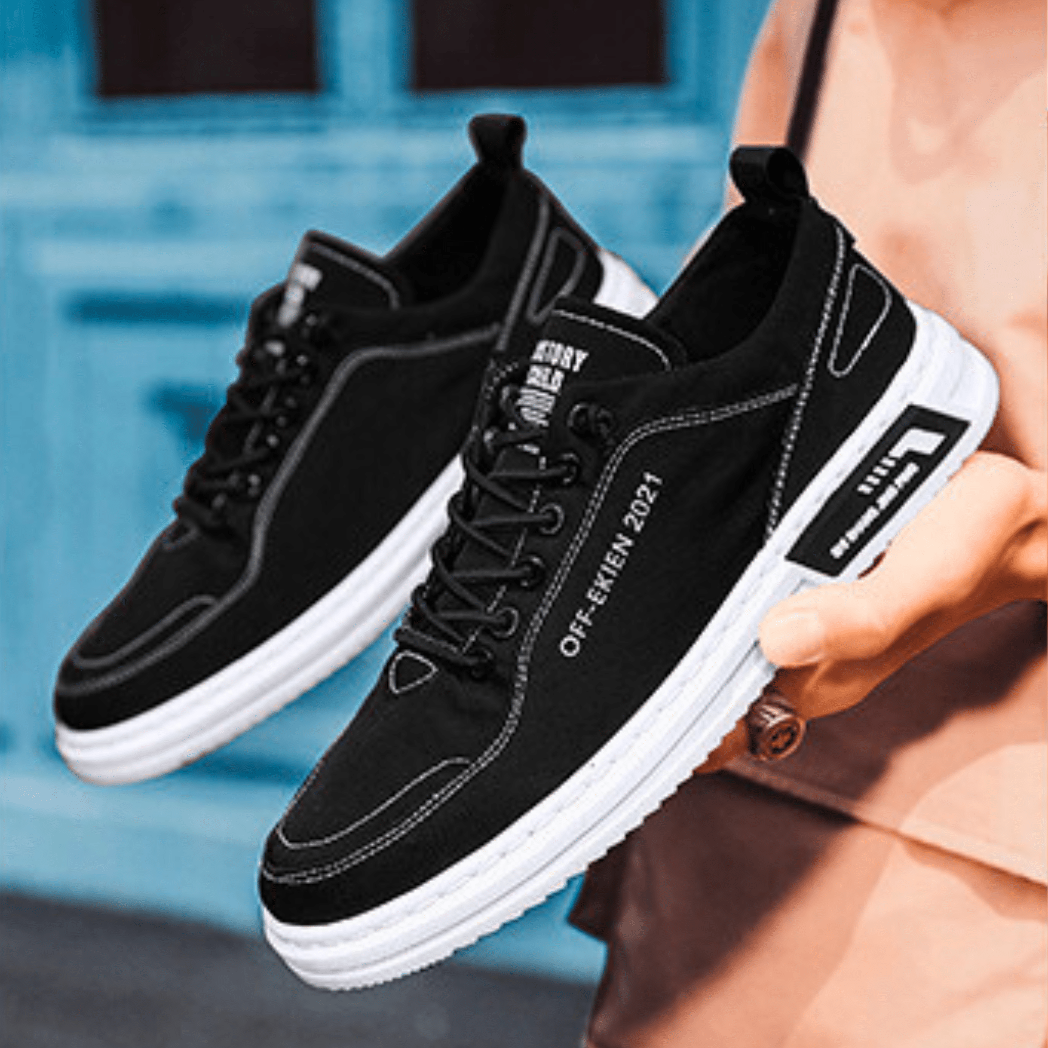 Bancroft Premium Leather Trainers