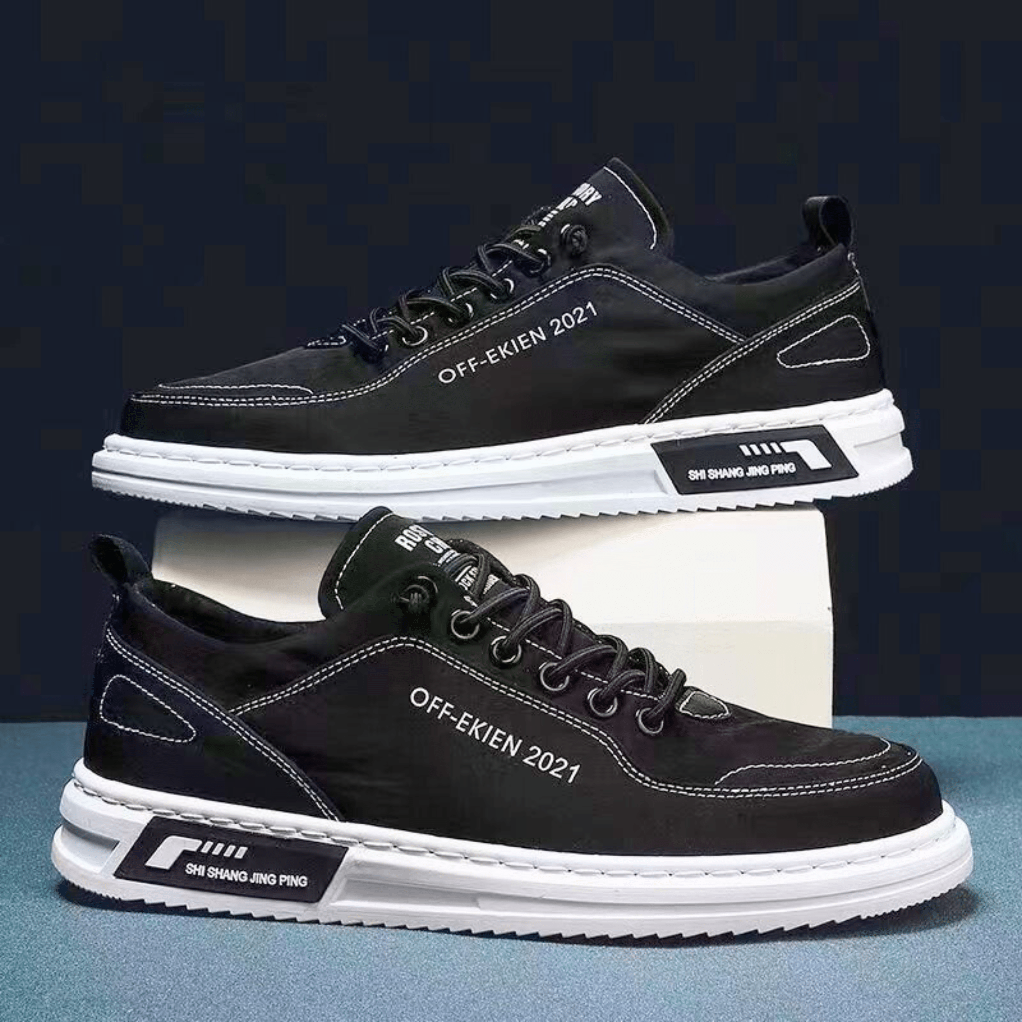 Bancroft Premium Leather Trainers